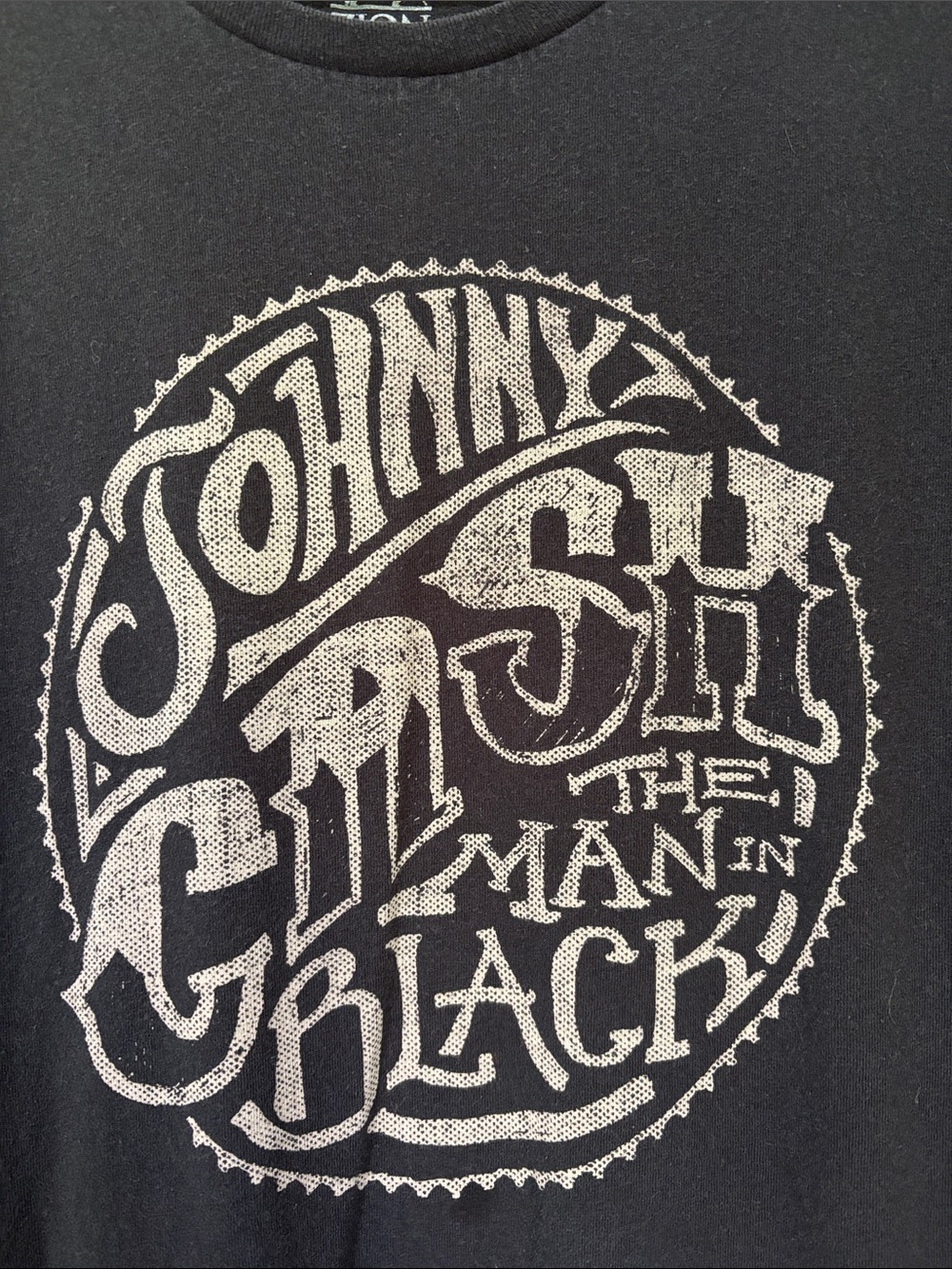 Johnny Cash 'The Man in Black' Graphic Tee - Black mens med cotton - Picture 2 of 3